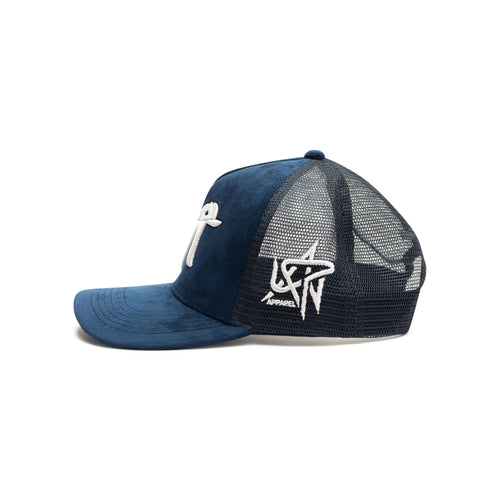 Navy Trucker Hat