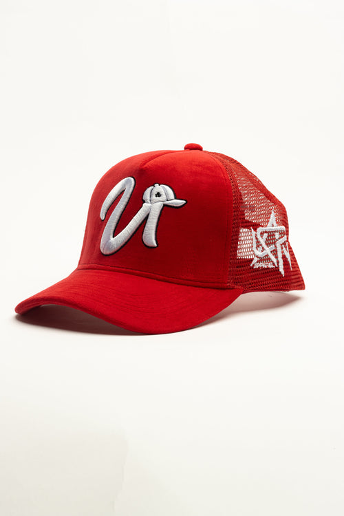 Cherry Trucker Hat