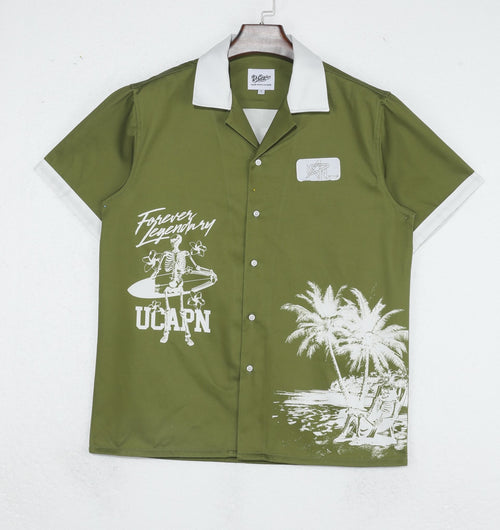 Chilling in Paradise Button up (Olive)