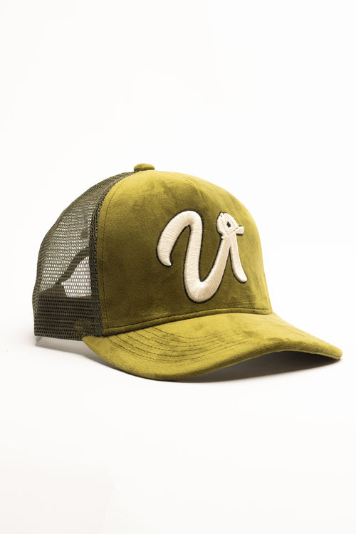 Olive Trucker Hat