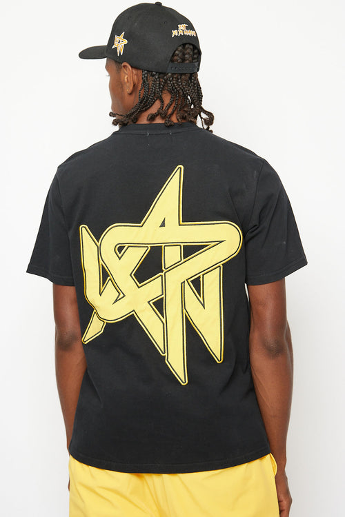 Bold Tee ( Black & Yellow)