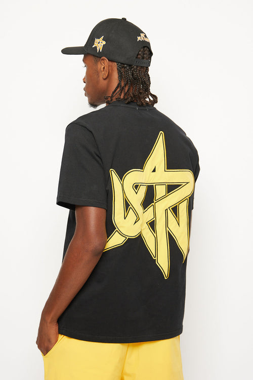 Bold Tee ( Black & Yellow)