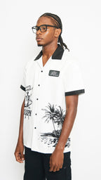 Chilling in Paradise Button up (White)