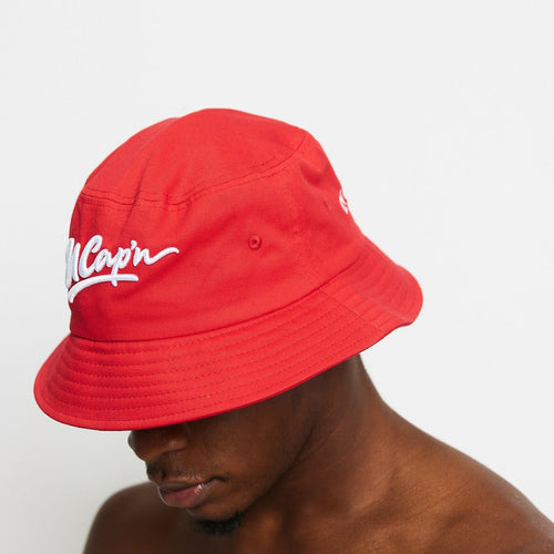 Cherry Red Bucket Hat