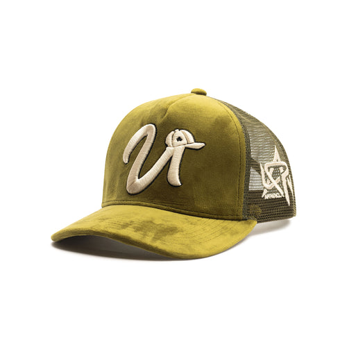 Olive Trucker Hat