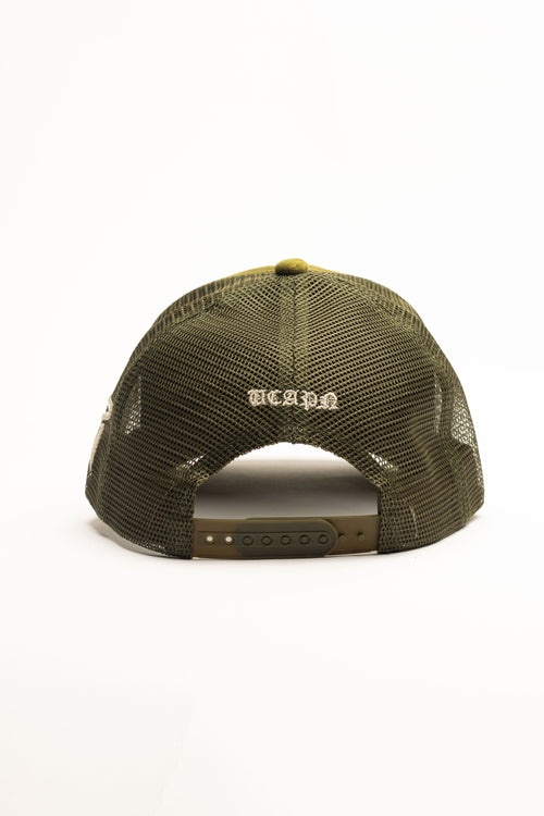 Olive Trucker Hat