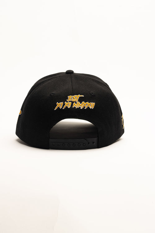 Forever Legendary Baseball Hat (Black & Gold)