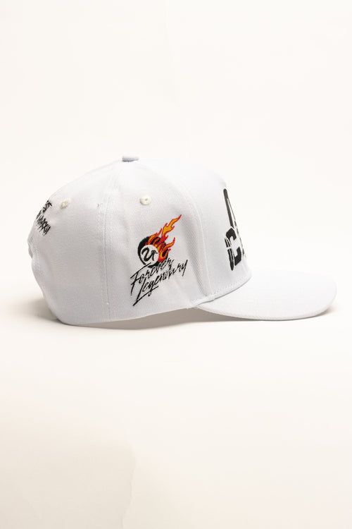 Forever Legendary Baseball Hat (White)